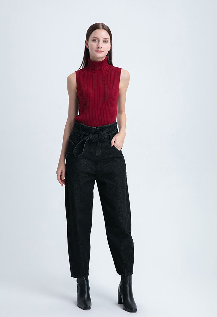High Waist Denim Pants