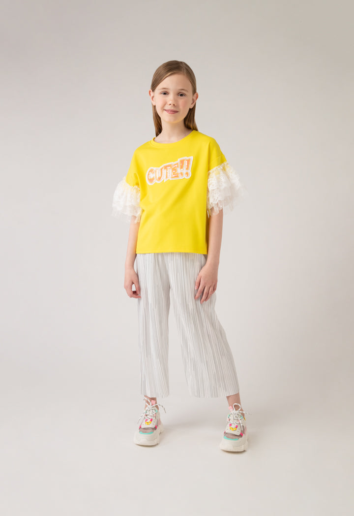 Pleated Jersey Culottes