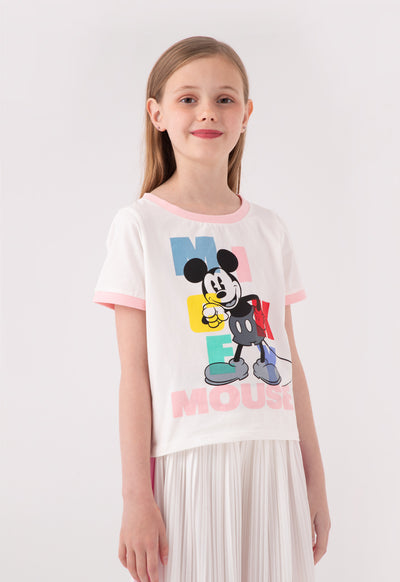 Disney Contrasting Ribbed T-Shirt