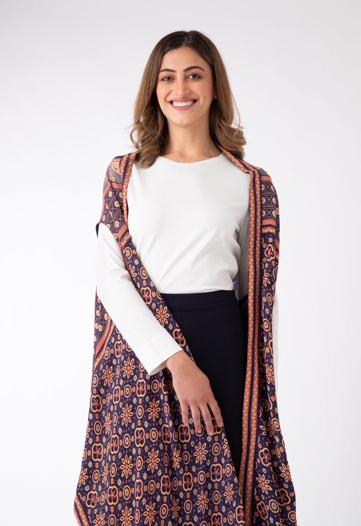 Printed Rectangular Outerwear