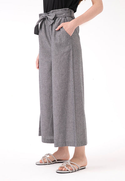 Straight Fit Linen Culottes