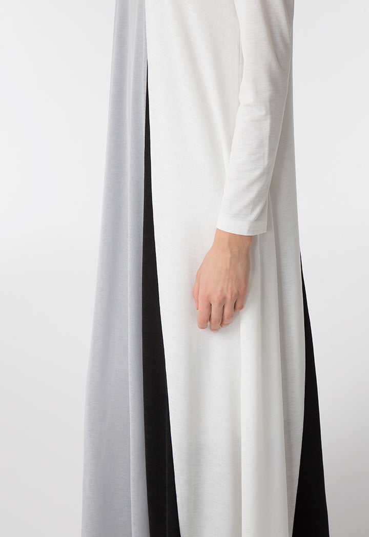 Colorblock Abaya