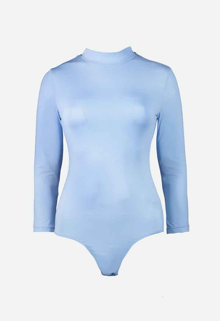 Basic High Neck Bodysuit - Fresqa