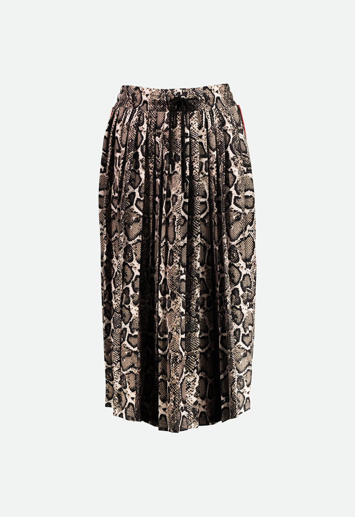 Printed Skirt With Side Tape - Fresqa