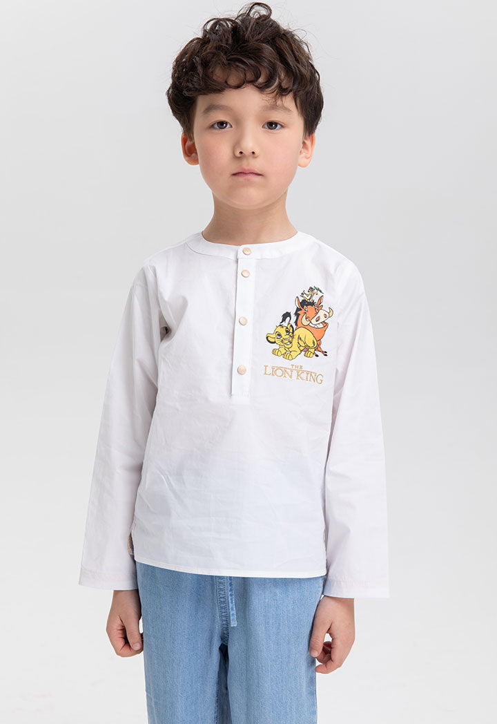 Disney The Lion King Mandarin Collar Shirt