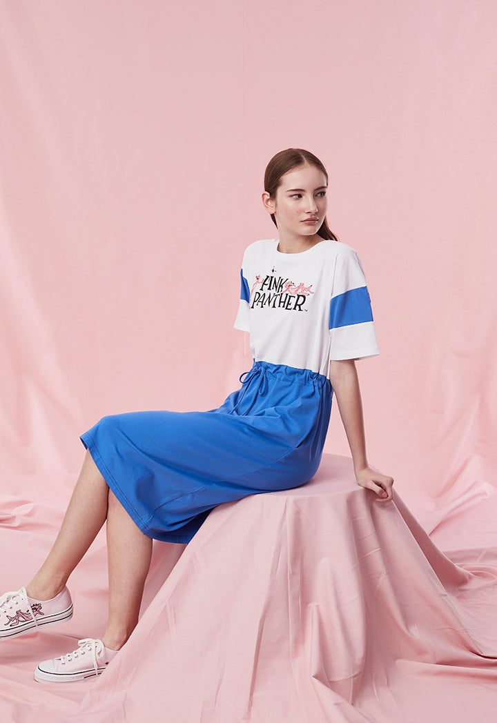 Color Block Pink Panther Dress