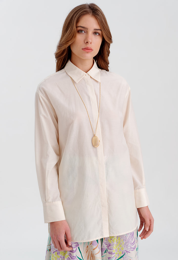 High Low Classic Solid Shirt – ZAY High Low Classic Solid Shirt – ZAY