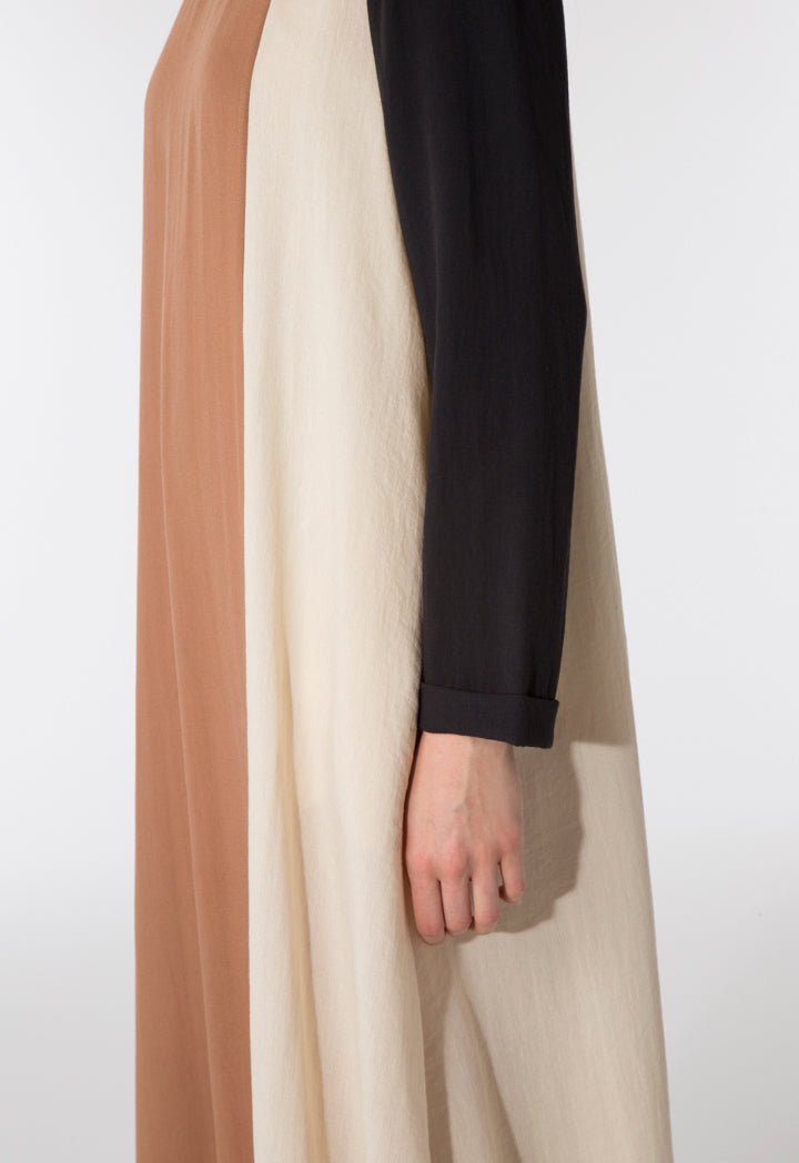 Color Block Maxi Dress