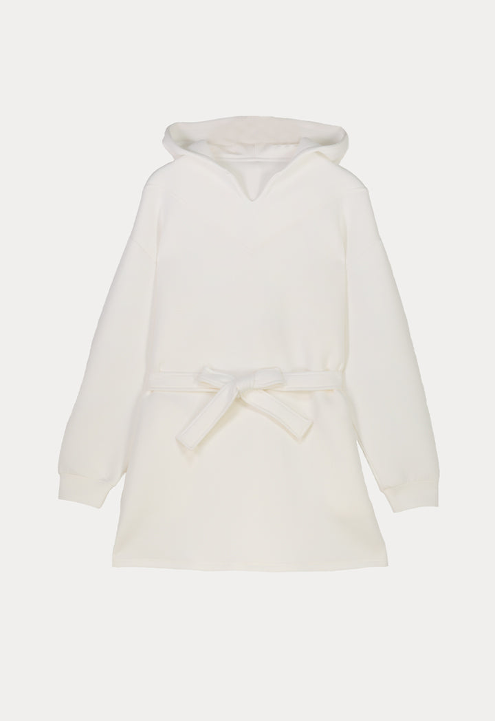 Neoprene Long Sleeve Hooded Blouse