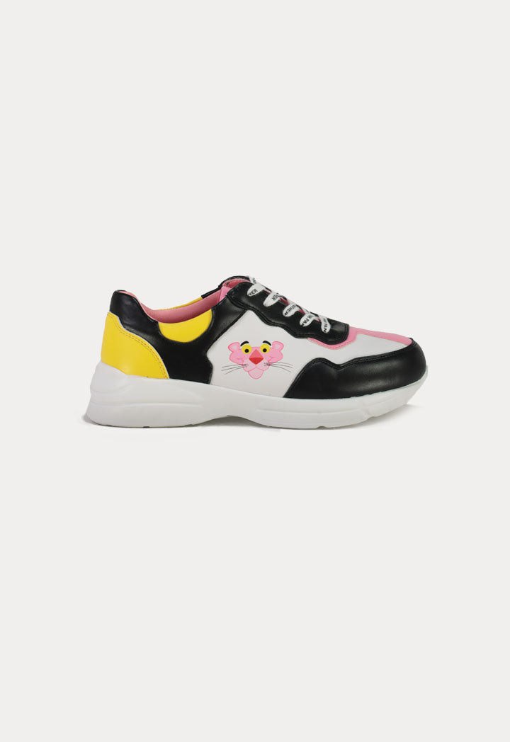 Pink Panther Color Blocking Rubber Shoes