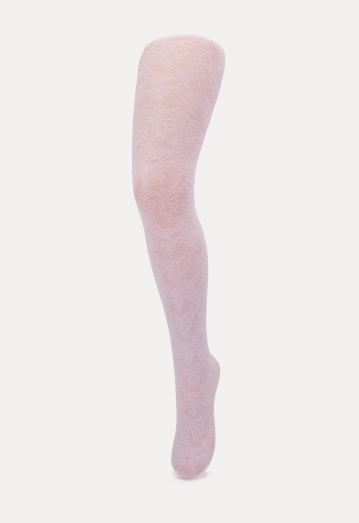 Classic Floral Pattern Tights