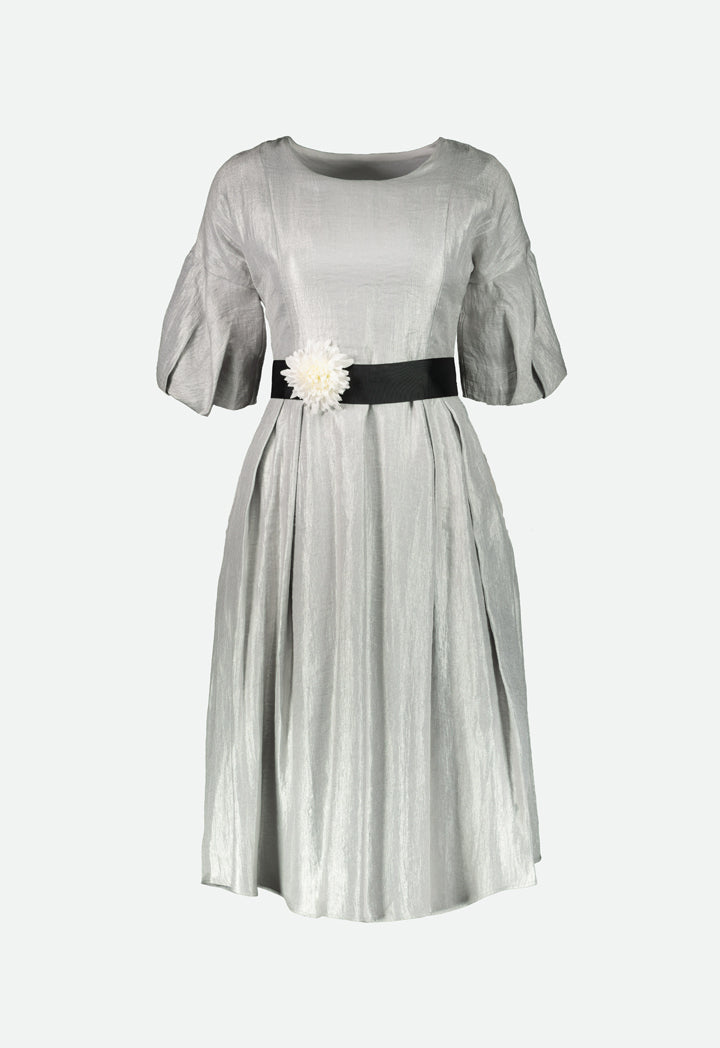 holographic midi dress Atlantis Holographic White Festival Maxi Dress, love Khaos, L/XL , White