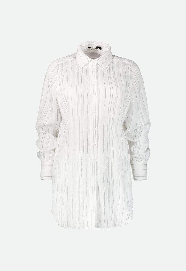 Striped White Shirt - Fresqa