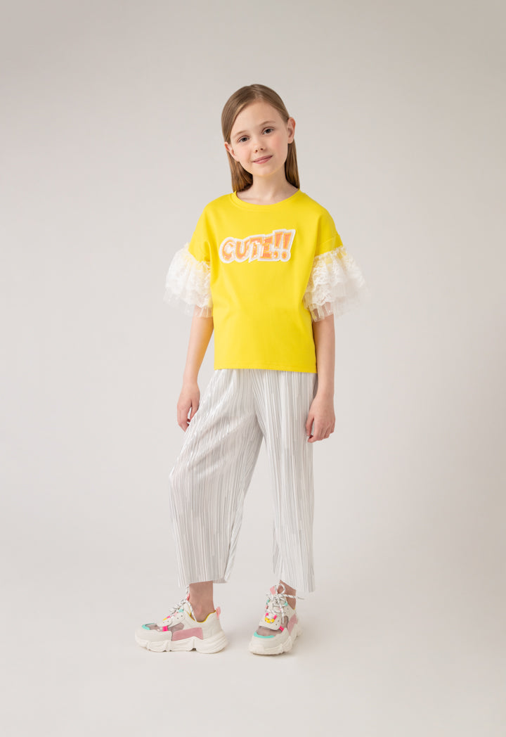 Pleated Jersey Culottes
