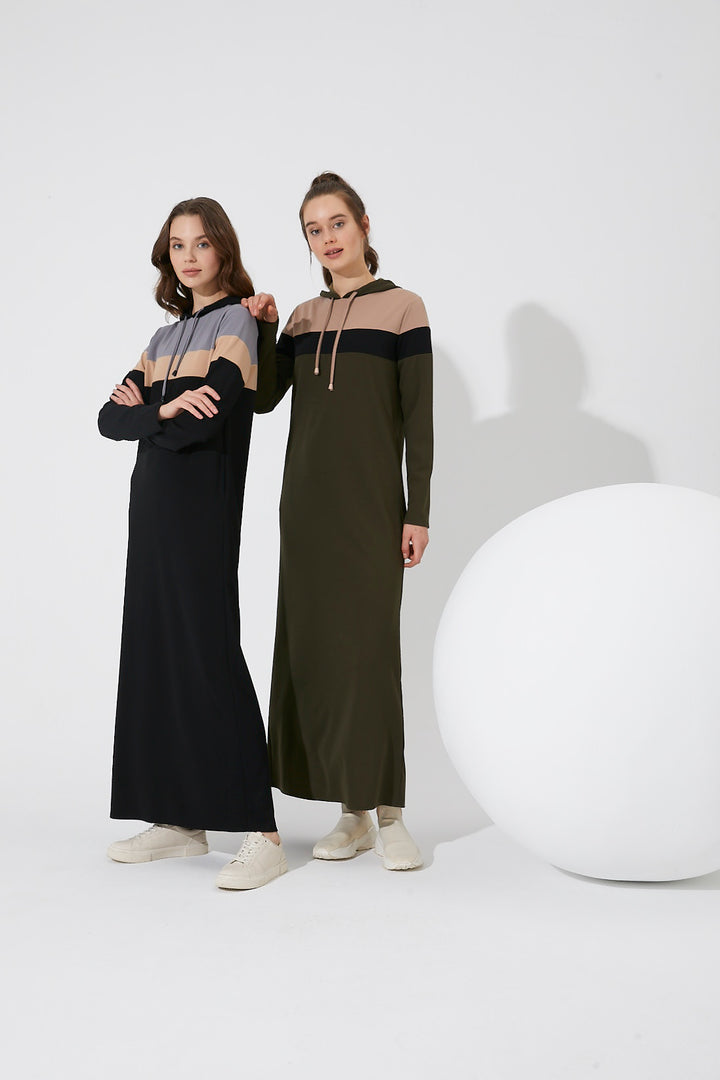 Maxi Hooded Dress - Fresqa