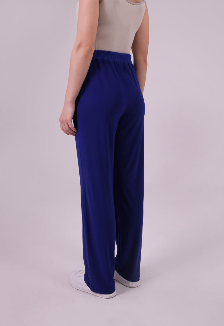 Soft Solid Straight Fit Pants