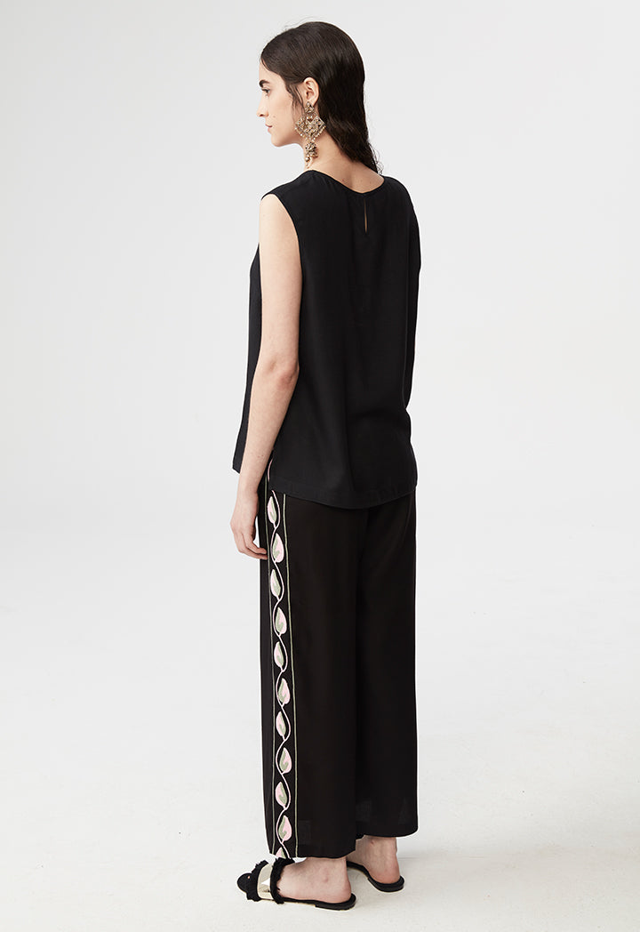 Twill Sleeveless Top