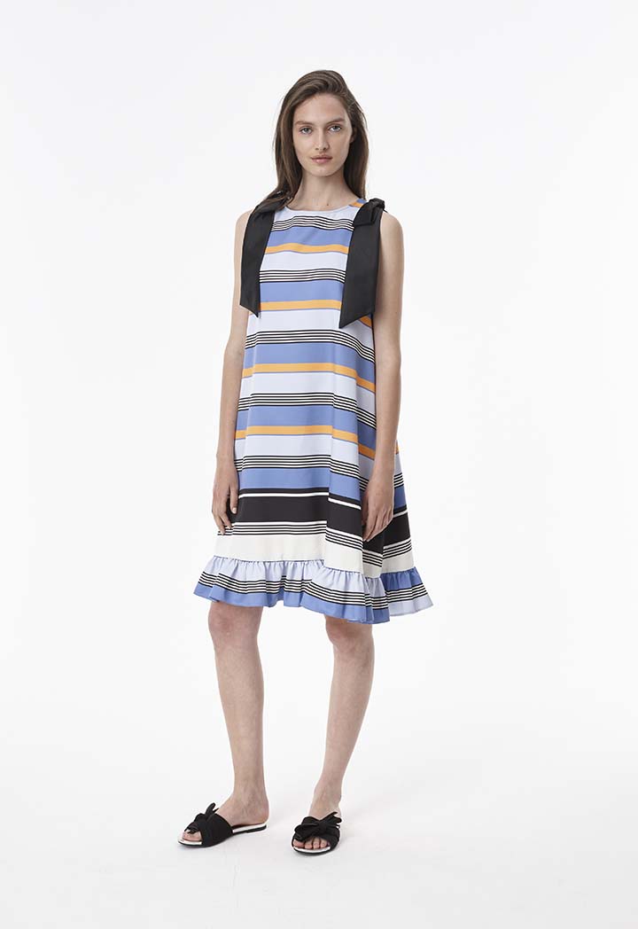 Sleeveless Stripe Dress