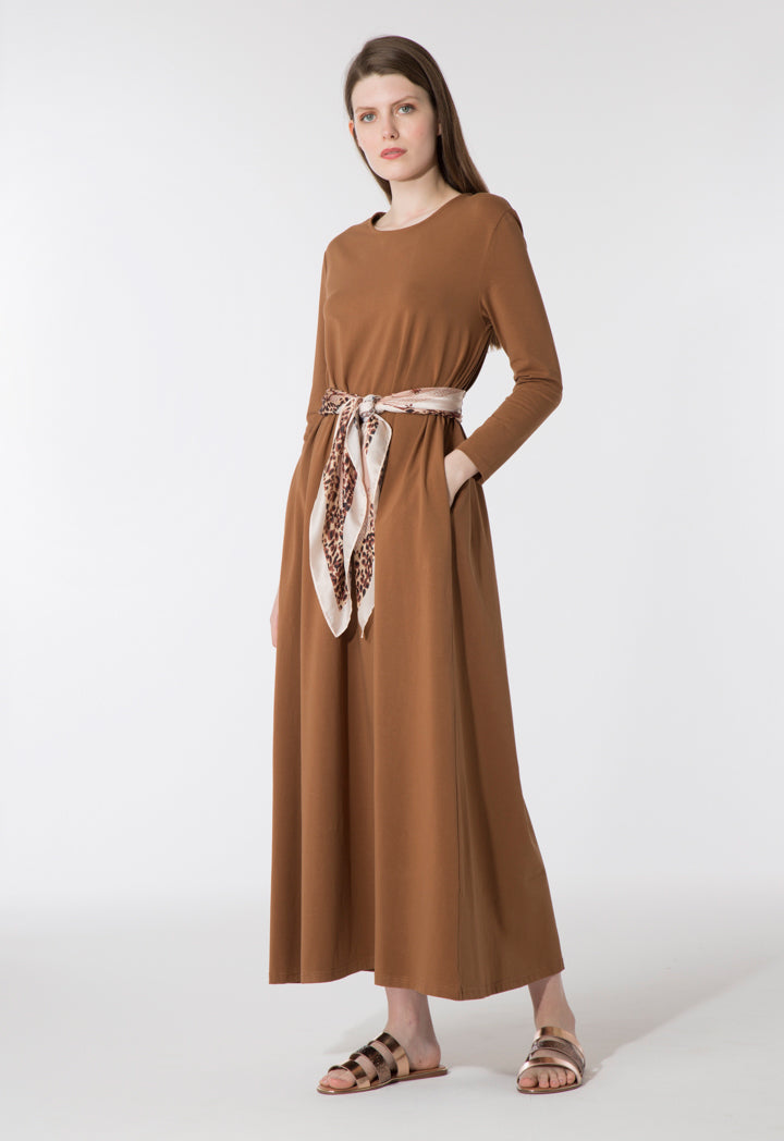 Long Sleeve A-Line Dress