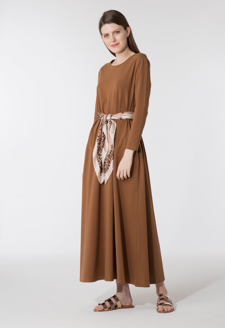 Long Sleeve A-Line Dress