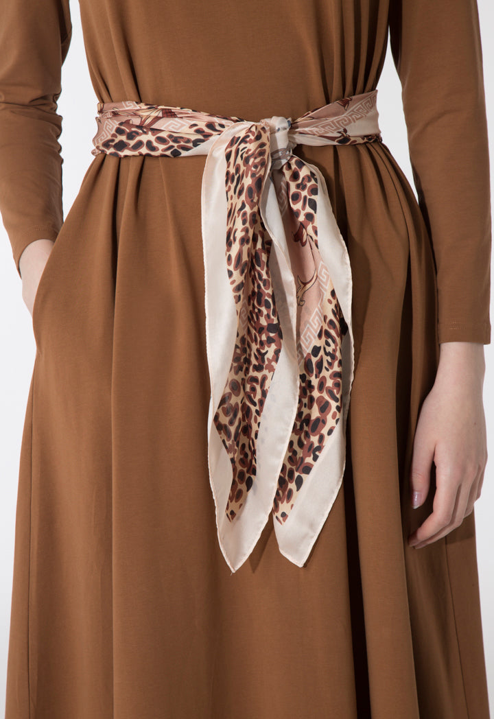 Long Sleeve A-Line Dress