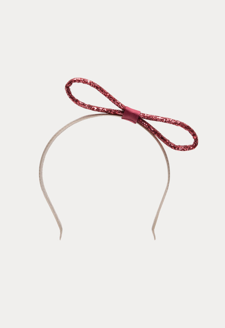 Lurex Lace Bow Tie Headband