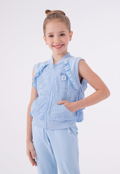 Mickey Mouse Lace Overlay Top And Bottom Set