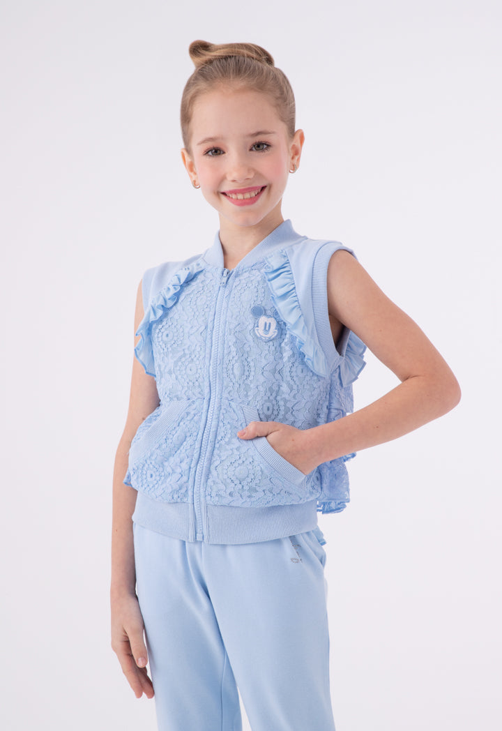 Mickey Mouse Lace Overlay Top And Bottom Set