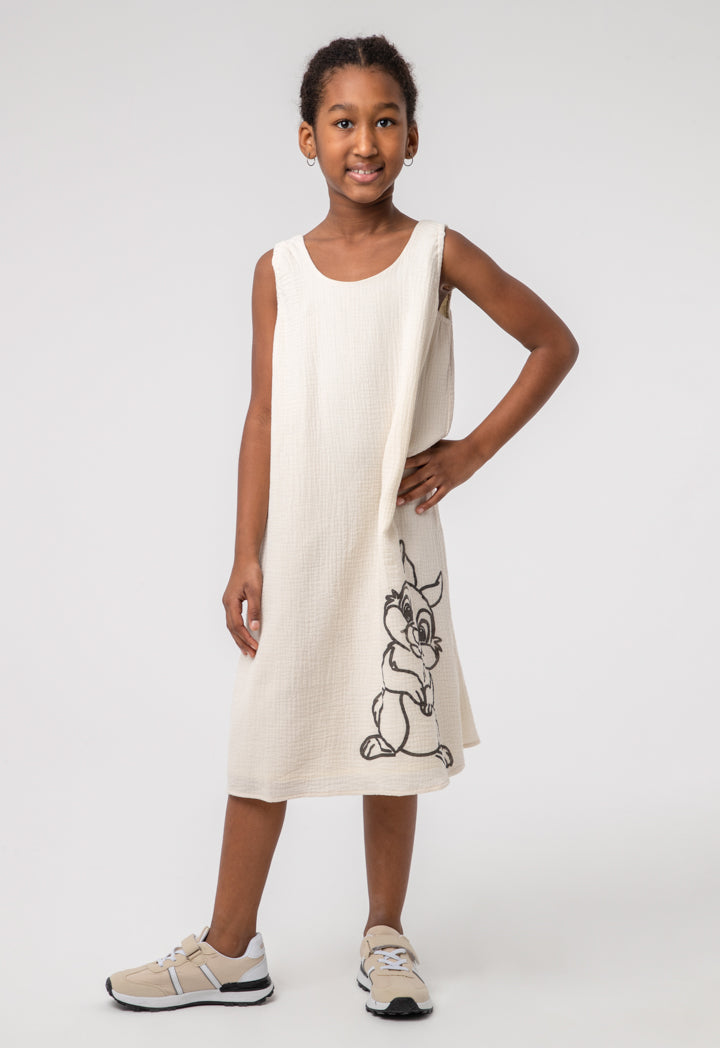 Disney Thumper Printed Viscose Dress