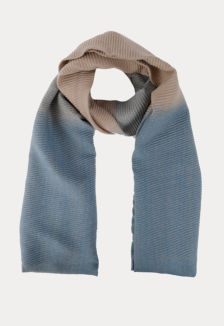 Ombre Textured Two Toned Winter Scarf