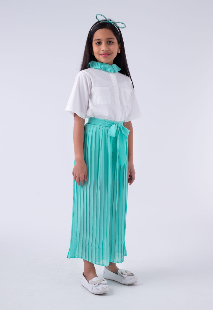 Shirt And Culottes Set