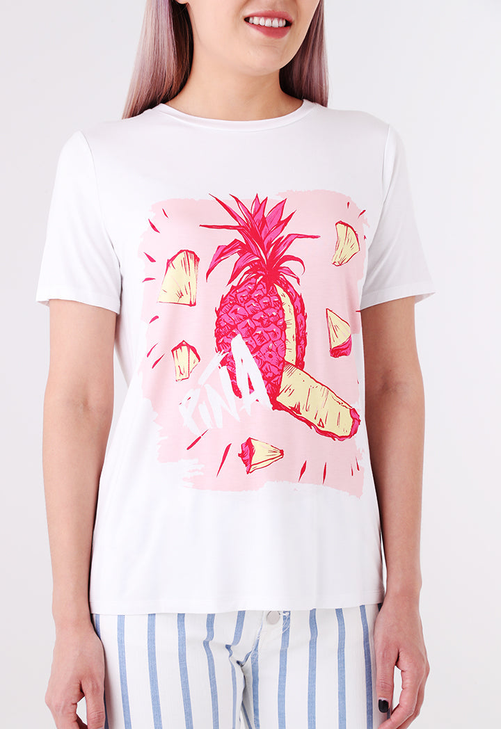 Letter Graphic Print T-shirt