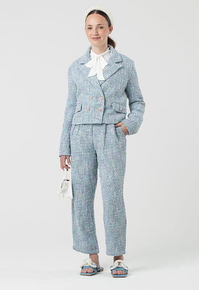 Barroque Tweed Blazer And Trousers Set