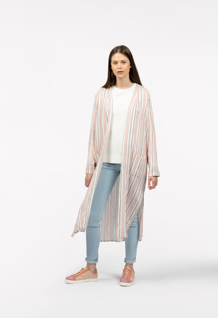 Maxi Stripe Kimono - Fresqa