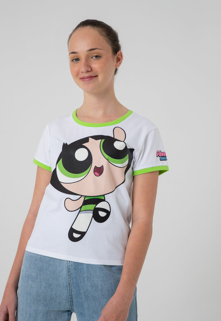 Powerpuff Girls Buttercup Digital Print T-Shirt