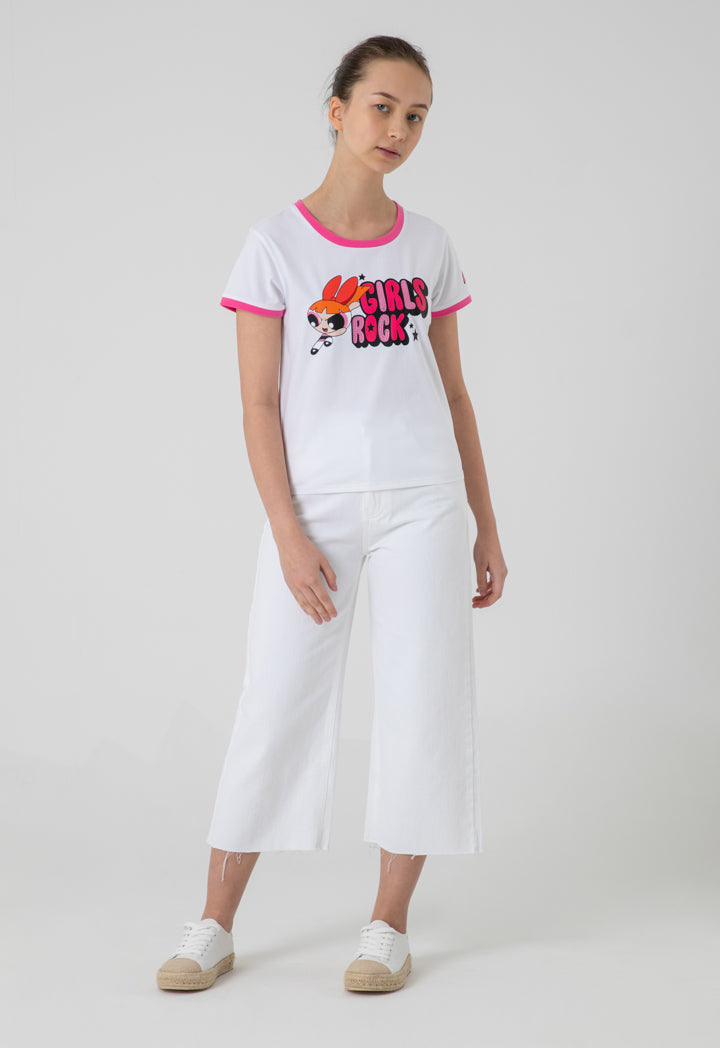 Powerpuff Girls Blossom Digital Embellished T-Shirt