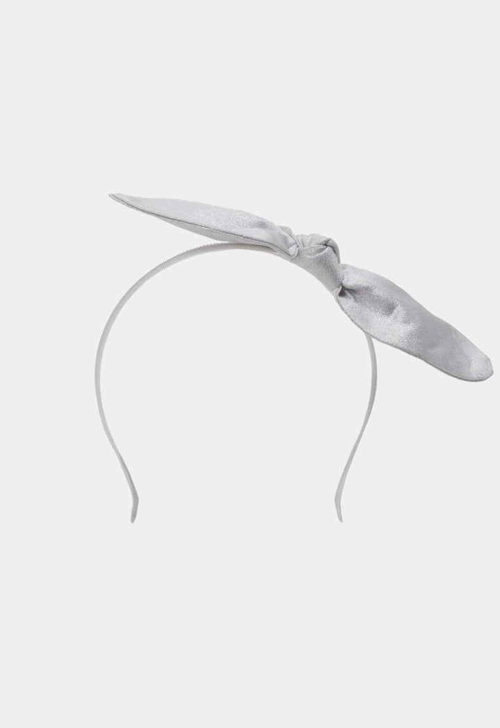 Lurex Bow Knotted Slim Headband