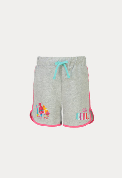 Trolls Contrasting Digi-Print Drawstring Shorts